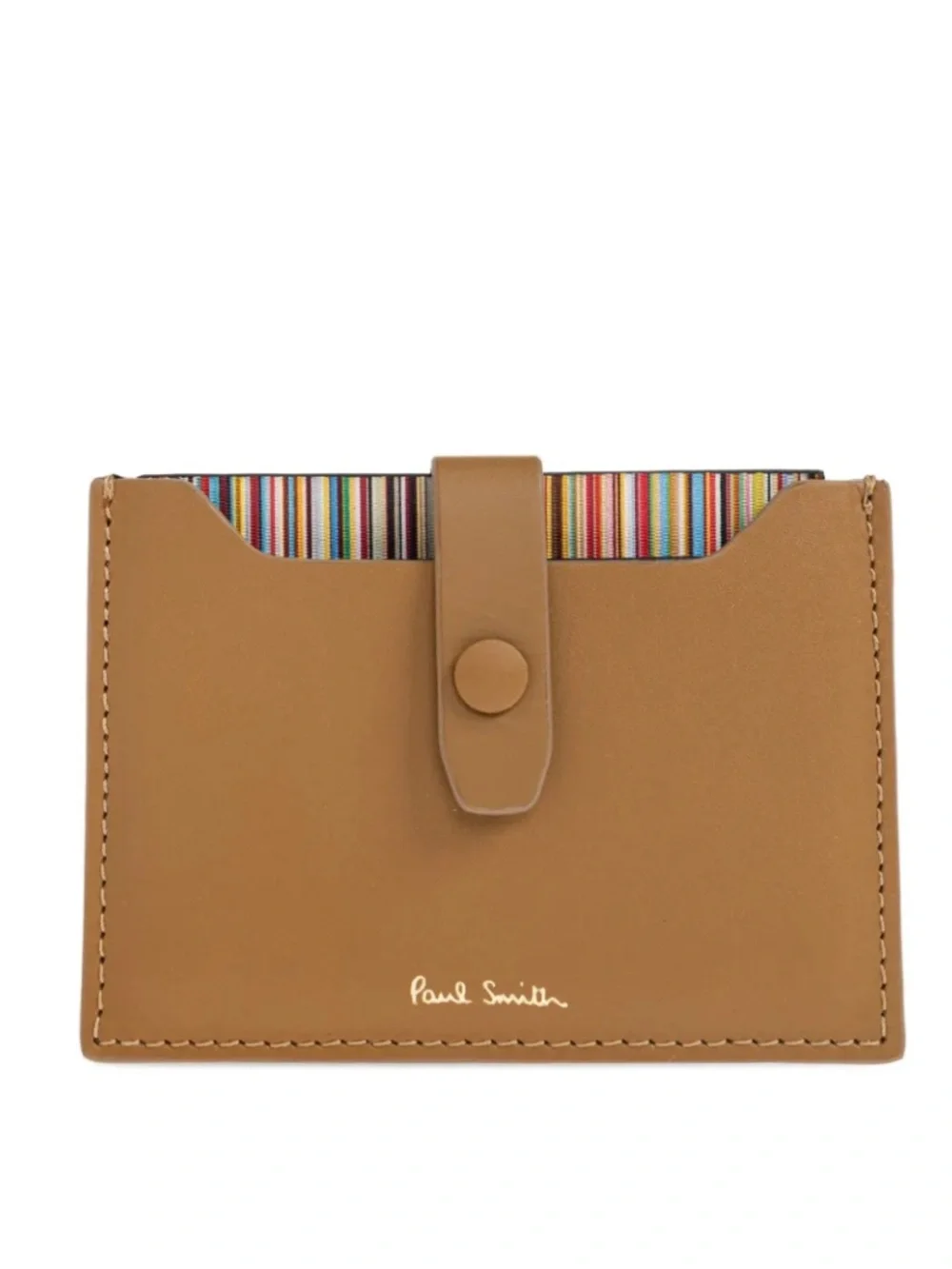 Paul Smith Leather Credit card Holder With ‘Signature Stripe’ Pull Out
